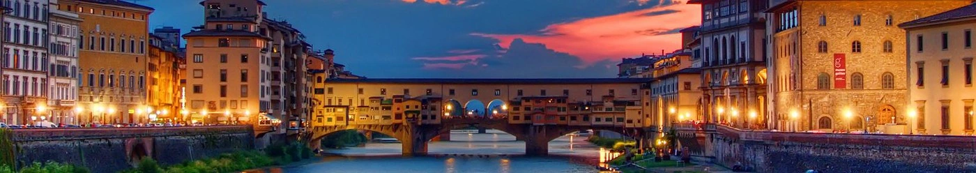 Podul Vecchio pe timpul nopții