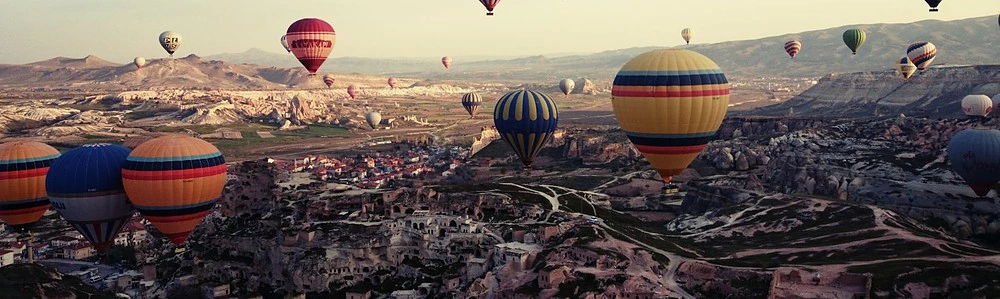 Baloane cu aer cald în Cappadocia