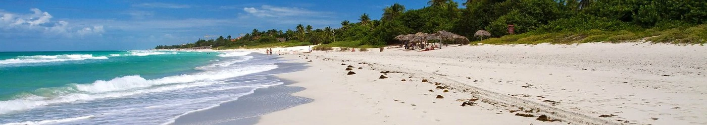 O plajă vastă din Varadero