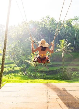 Un leagăn din Bali