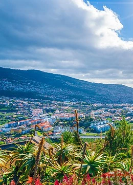 Peisaj panoramic al insulei Madeira