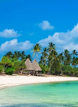 O plajă exotică din Zanzibar