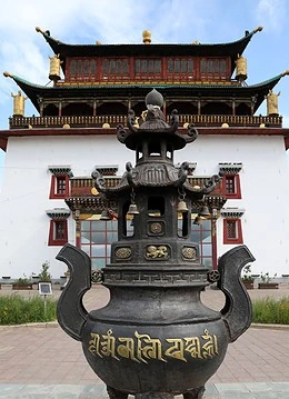 Un templu din Mongolia