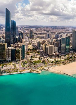 Abu Dhabi văzut de sus