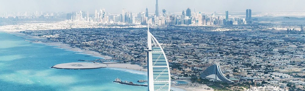 Vedere panoramică asupra Dubai