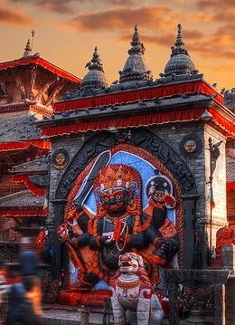 Statuie Kali în Kathmandu