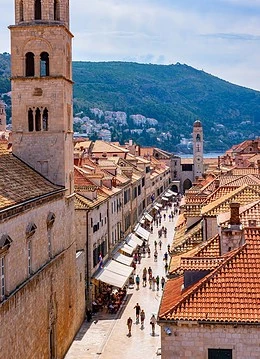 O stradă din Dubrovnik