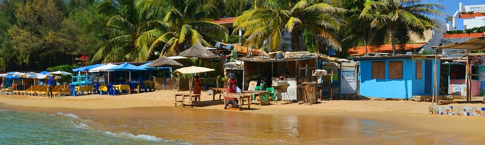 O plajă în Senegal