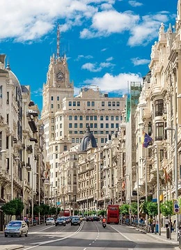 O stradă din Madrid