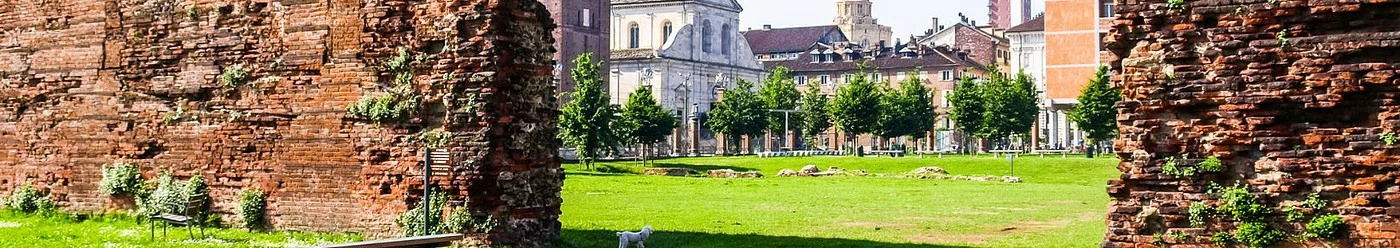 Ruine Romane din centrul orașului Torino