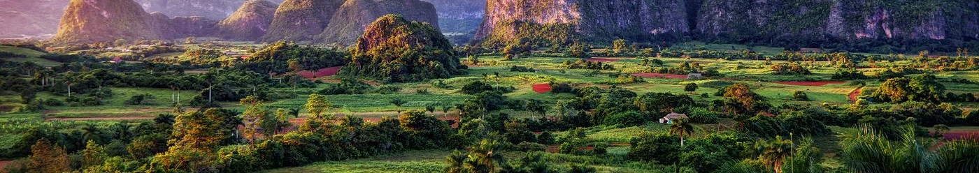 O zonă muntoasă și verde din Cuba