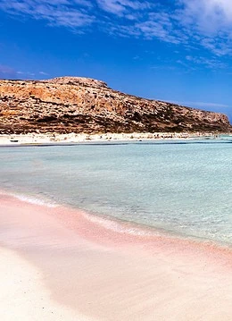 Plaja cu nisip roz Elafonisi