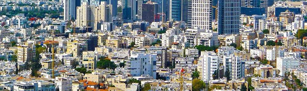 Orașul Tel Aviv fotografiat de sus