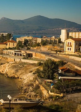 Un sat pitoresc din Evia