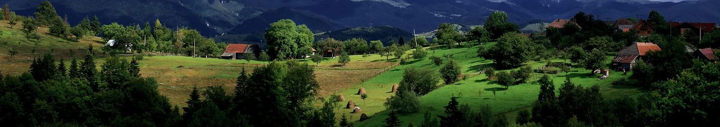 Un peisaj rural din Băile Govora