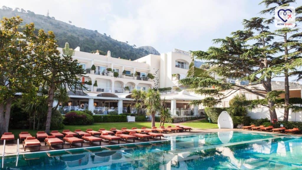 Hotel din Capri cu piscină exterioară