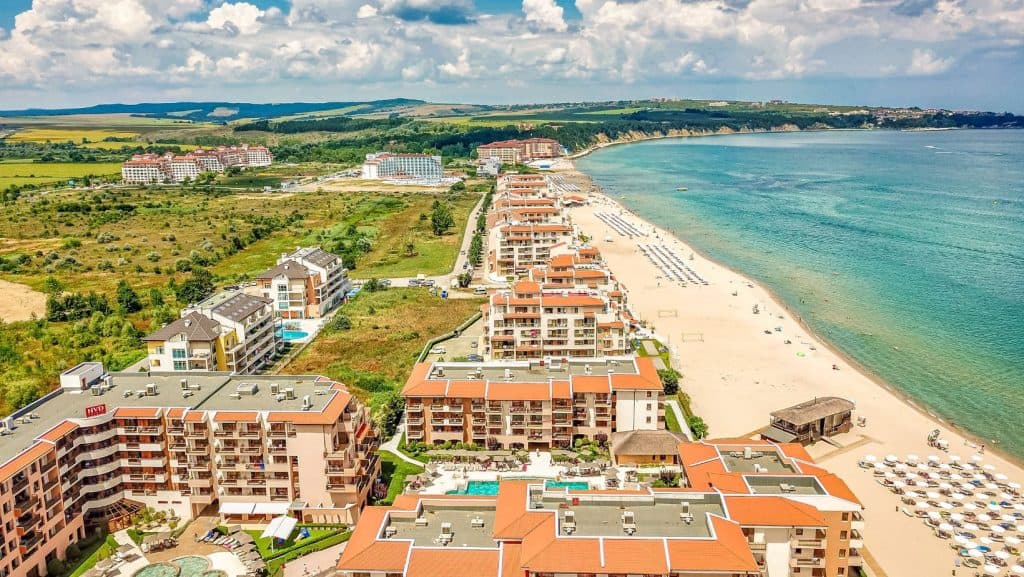 Resorturi lângă zona de coastă din Obzor