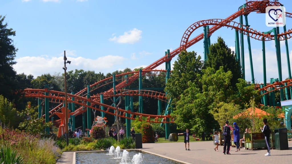 Peisaj natural din Parcul Walibi