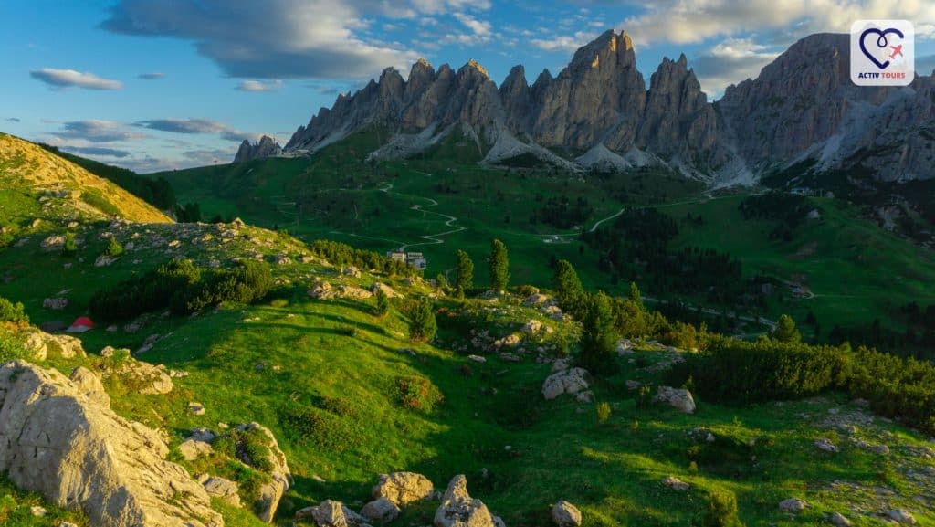 Peisaj panoramic natural din alta badia