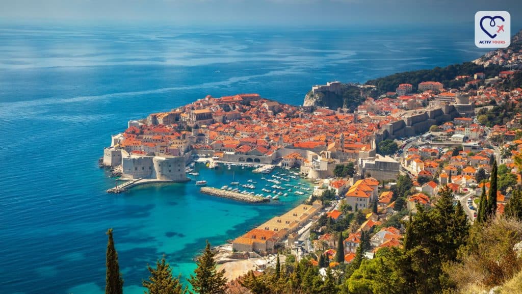 Peisaj panoramic al orașului Dubrovnik